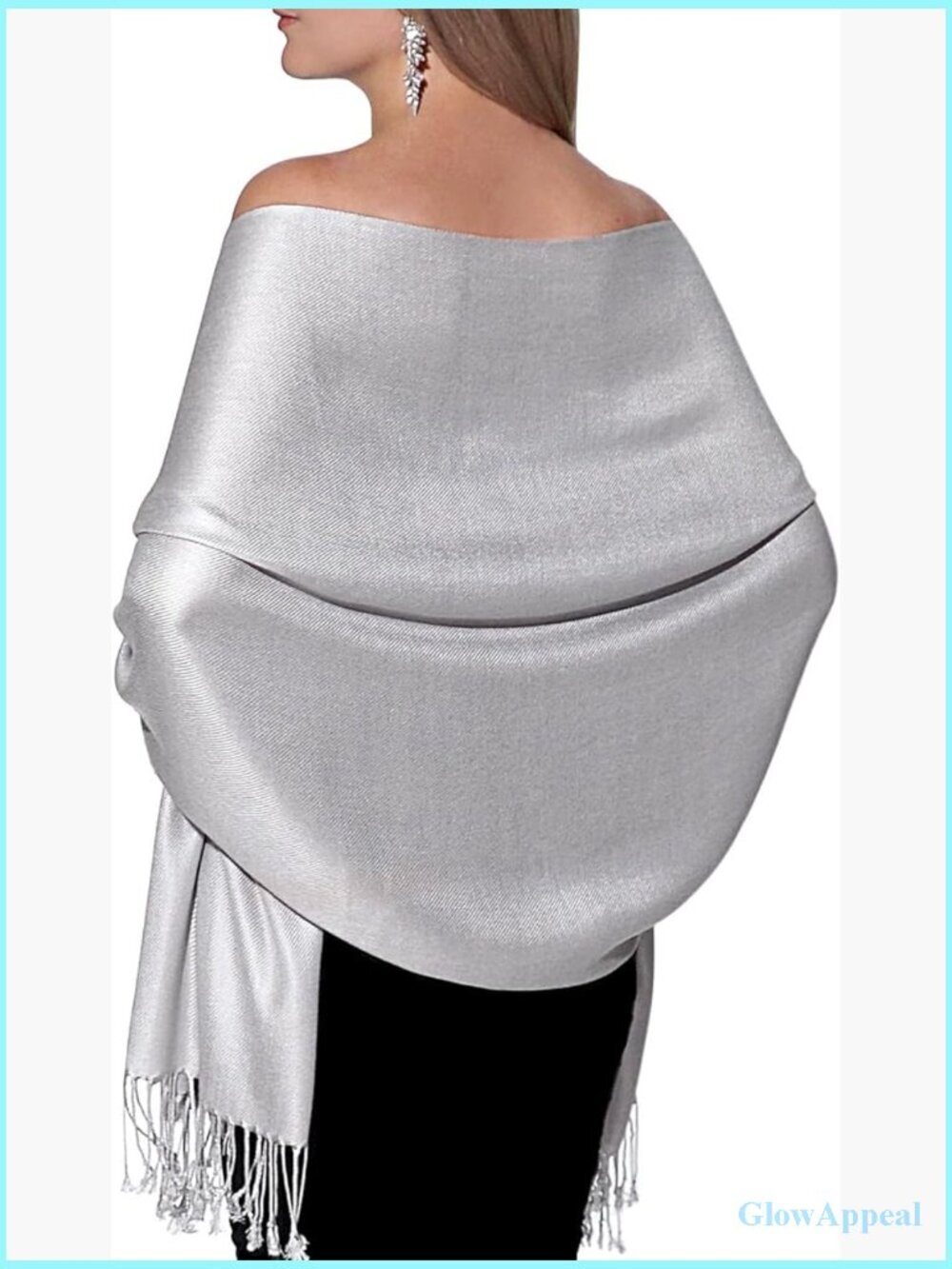 Large Soft Pashmina Shawls and Wraps for Evening Dresses Wedding